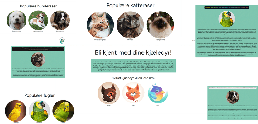 Mockup-site: Kjælevenner